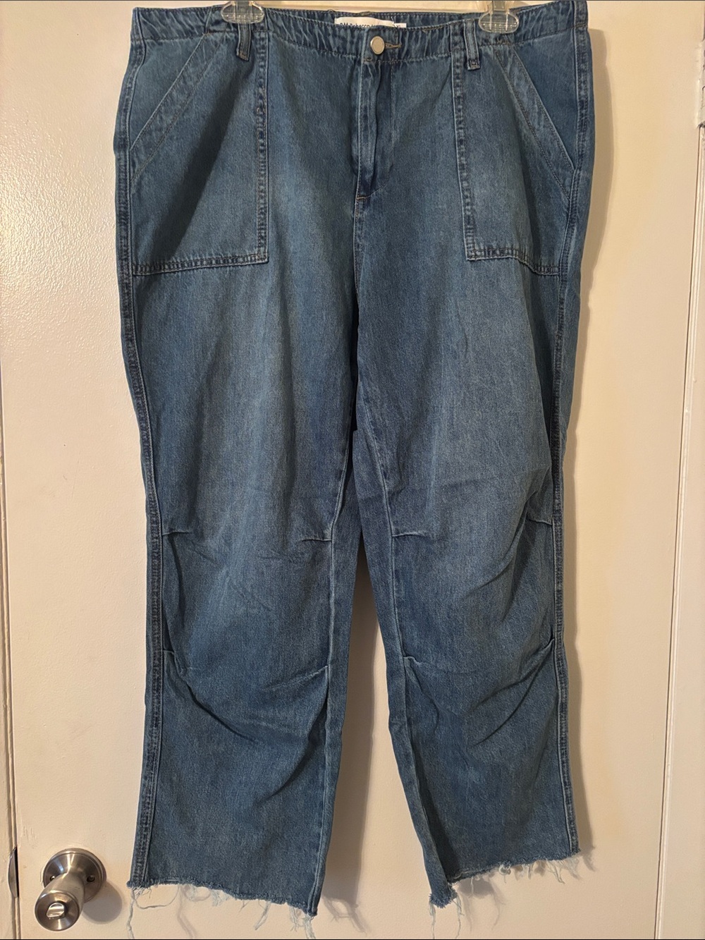 Rebecca Minkoff Straight-Leg Blue Denim Jeans